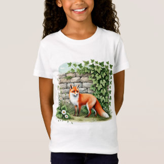 Söta tjejfox älskare  t shirt