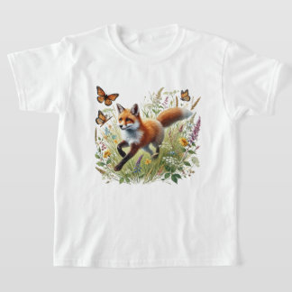 Söta tjejfox älskare  t shirt