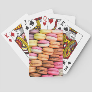 Söta tokiga makaroner casinokort