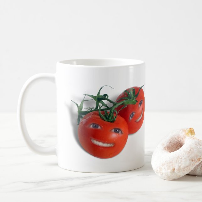 Söta tomater kaffemugg (Med munk)