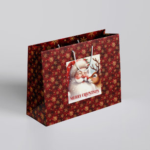 Söta tomte- och Rudolf-presentförpackningar för ba