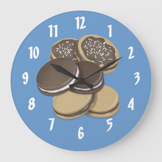 Söta träd stor klocka (Framsida)