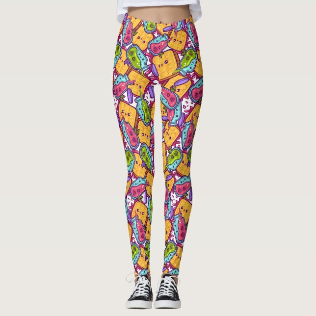 Söta trattskinn leggings (Framsida)
