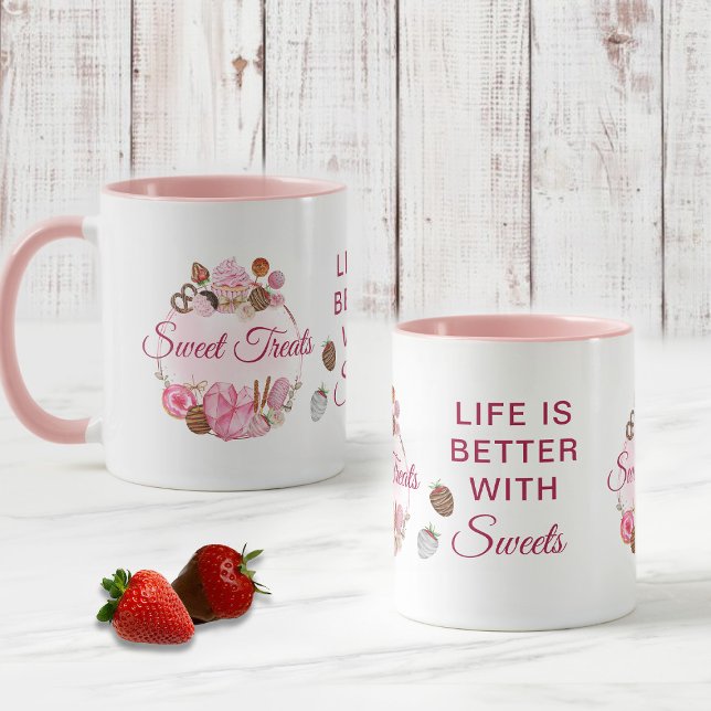 Söta Treats Bakery Recipes Mugg (Skapare uppladdad)
