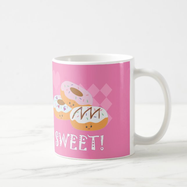 Söta Treats - Donuts! Kaffemugg (Höger)
