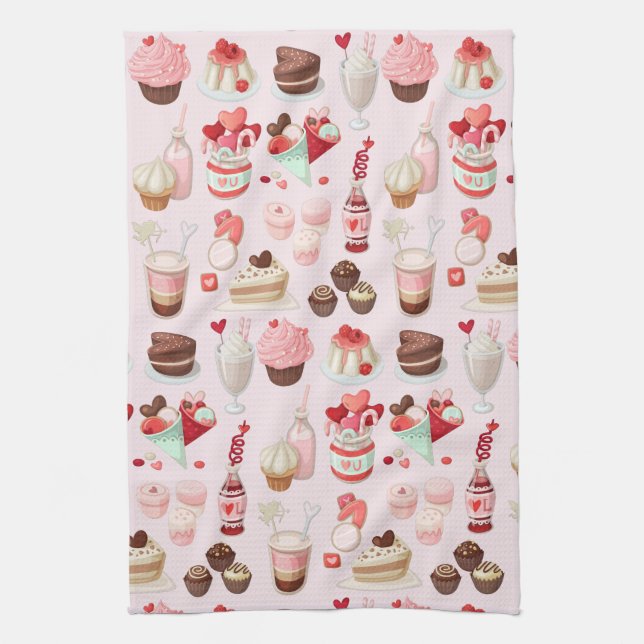 Söta Treats Kitchen Towel Kökshandduk (Vertikal)
