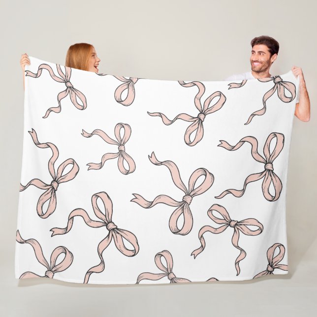 Söta trendiga rosa bandrosor konturerade i svart fleecefilt (På plats)