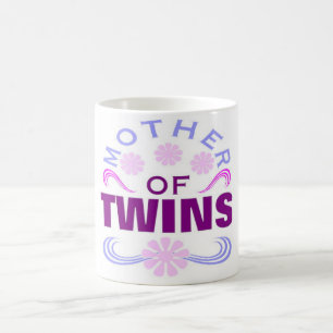 Söta twillingar mamma kaffemugg
