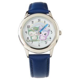 Söta ugglor armbandsur