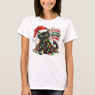 SÖTA UNDERBARA FESTLIGA JUL ORDSPRÅK T SHIRT