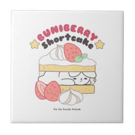 Söta ungar: Buniberry Shorttårta Delight Kakelplatta