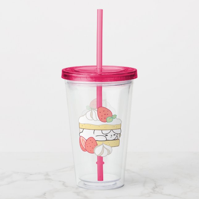 Söta ungar: Buniberry Shorttårta Delight Take Away Mugg (Framsida)