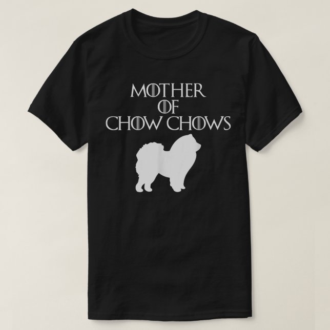 Söta & Unika Vita Mammor till Chow Chows  E010614 T Shirt (Design framsida)