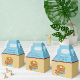 Söta våfflor och korvfrukost presentaskar