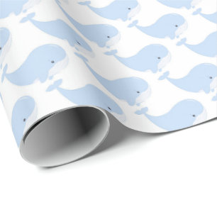 söta valälskare kakelplattor mönster presentpapper