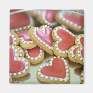 söta valentinkakor i en tinkex boxas magnet