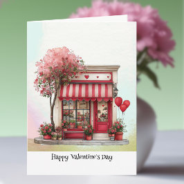 Söta Valentinshop Kort