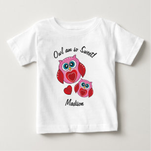 Söta valentinugglor t shirt
