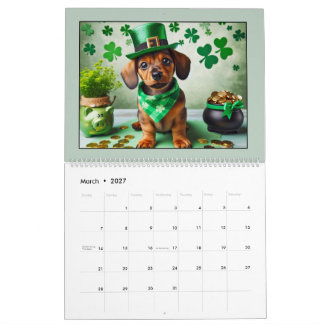 Söta Valpar 2027 Kalender