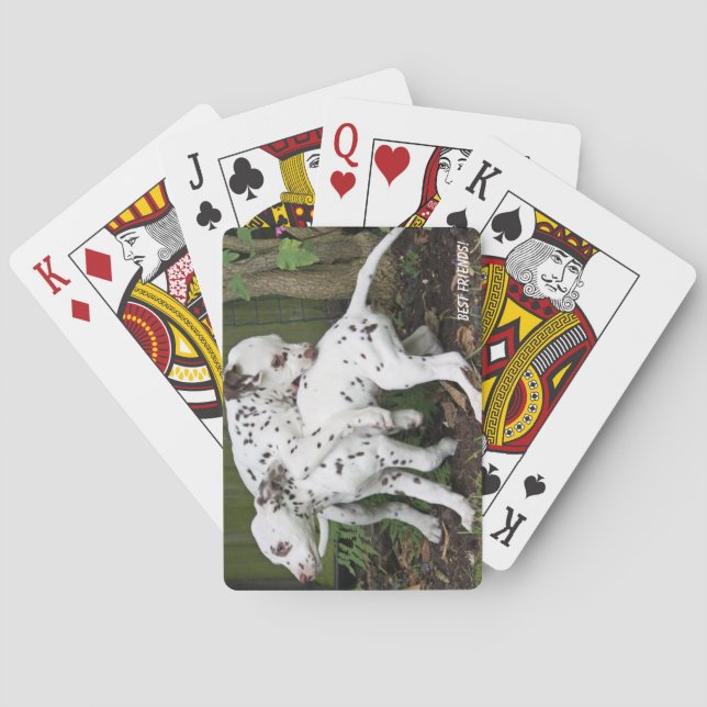 Söta valpar som leker casinokort (Baksidan)