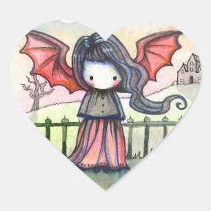 Söta Vampyr Whimsical Klistermärken