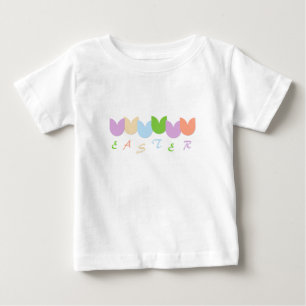Söta vår tulpaner, 6-bokstäver namn personaliserin t shirt