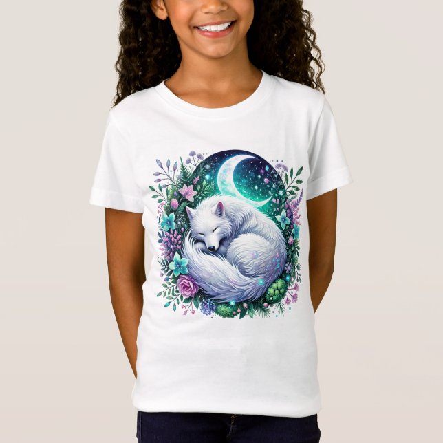 Söta vargälskande tjejer  t shirt (Framsida)