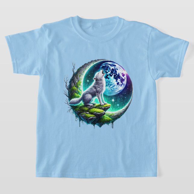 Söta vargälskande tjejer  t shirt (Laydown)
