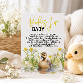 Söta Vattenfärg Andböcker för Baby Shower Inbjudningar