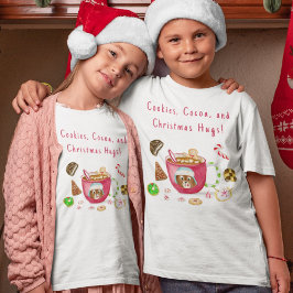 Söta vattenfärgade choklad-gingerkakor t shirt