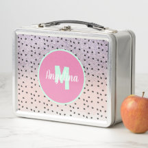 Söta vattenmelonfrön Monogram falskt glitter