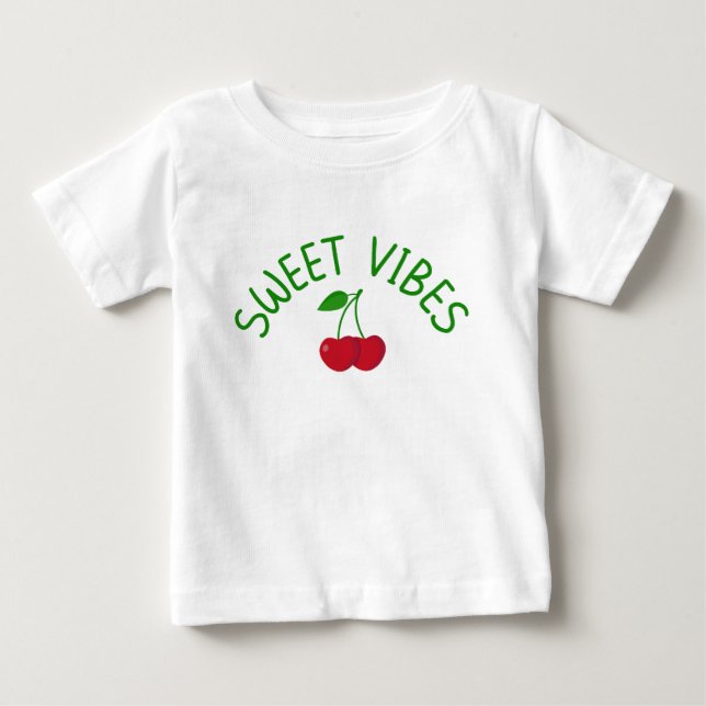 Söta Vibrationer T Shirt (Framsida)