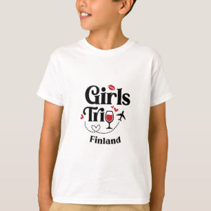 Söta vin flickresor Finland resa semester T Shirt