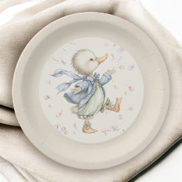 Söta Vintage Storybook Ducky Bebisdopp