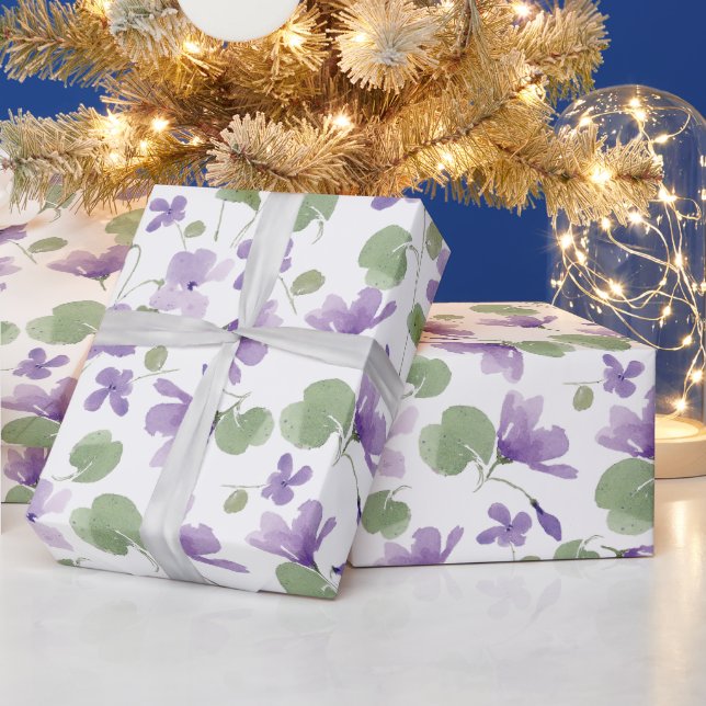 Söta Violets Gift-figursättning Presentpapper (Helgdagar)