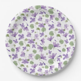 Söta Violets Party Plate