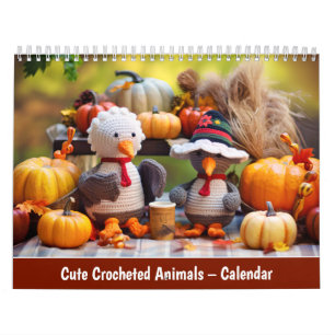 Söta virkade djur – Kalender