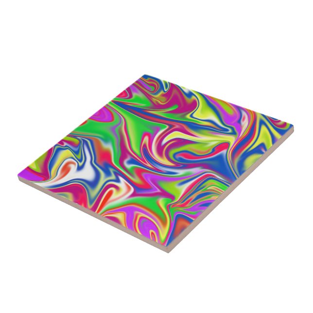Söta Virvlar: Bubblegum Marble Delight, Kakelplatta (Sidan)