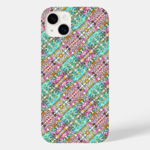 Söta vita färgglada blommor  Case-Mate iPhone-fodr