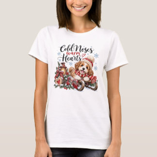 SÖTA WHIMSICAL FESTLIGA HELGDAGS JUL SÄGNER T SHIRT