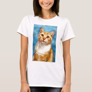 Söta William - orange tabby kattkonst T-shirt