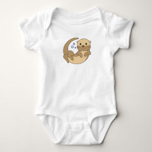 Söta yttre Simmor i den Vatten aptiten Otter T Shirt