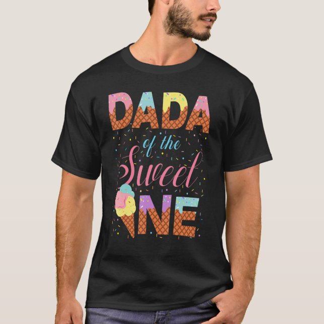 Sötad 1:a födelsedagsmatchande familjekis t shirt (Framsida)