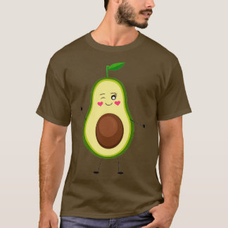 Sötad avocado-dekal t shirt
