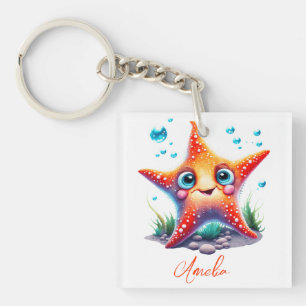 Sötad Orange av Namn-leende Starfish Älskare Gift