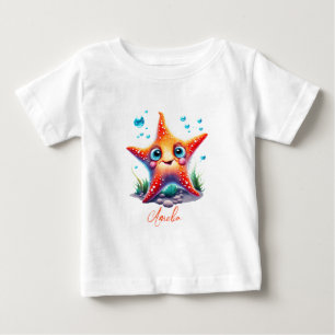 Sötad Orange av Namn-leende Starfish Älskare Gift T Shirt