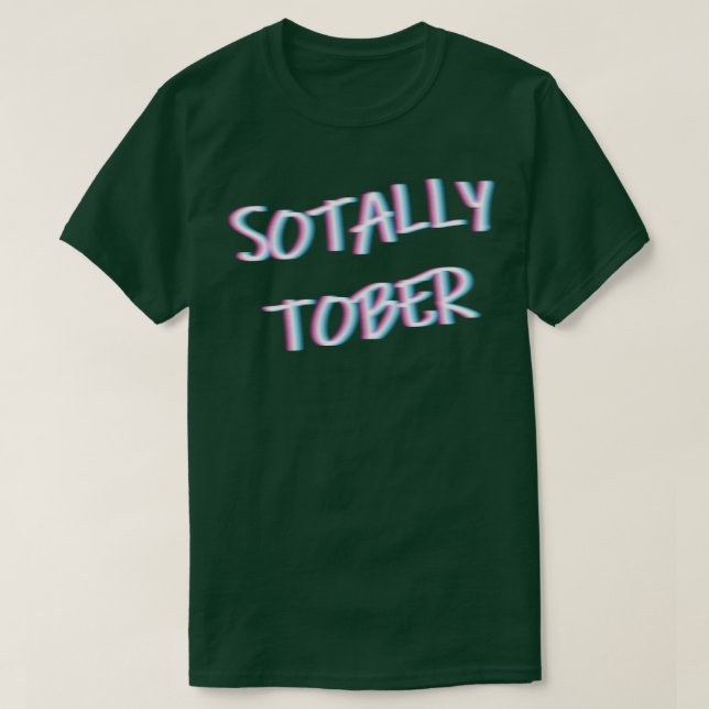 Sotally Tober Blurring Dubbla Vision Drinking Alco T Shirt (Design framsida)