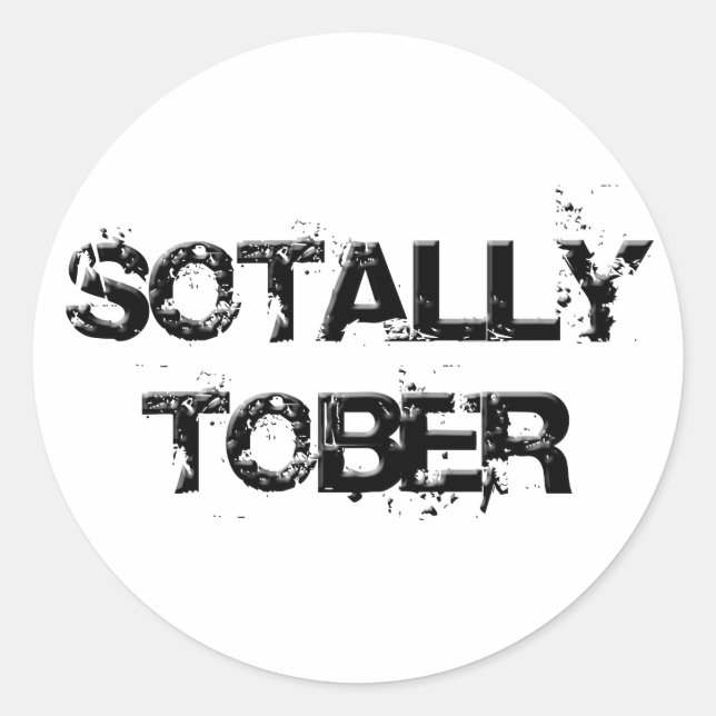 SOTALLY TOBER RUNT KLISTERMÄRKE (Framsida)