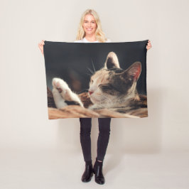 Sötande Kattunge Barns Fleecefilt