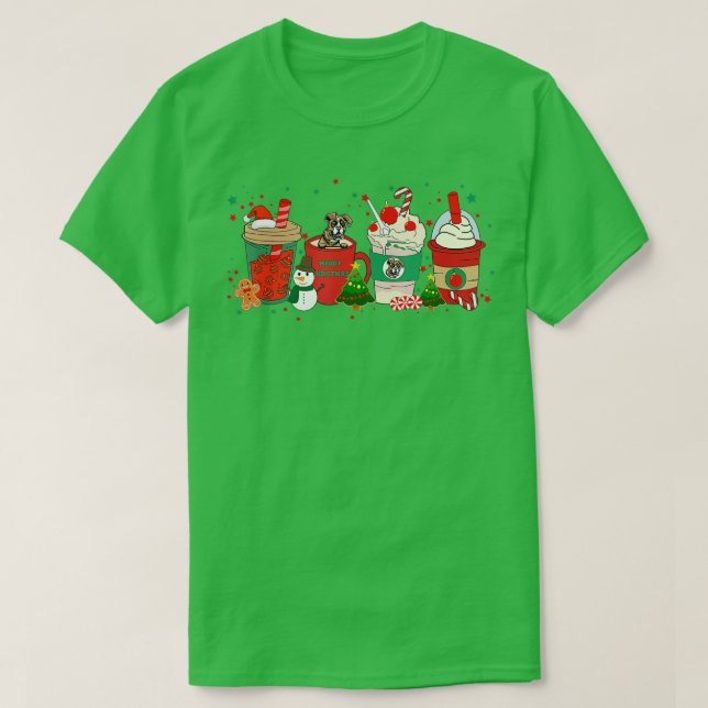 Sötar Vinterkaffe, Mysigt julkaffe och boxa T Shirt (Design framsida)